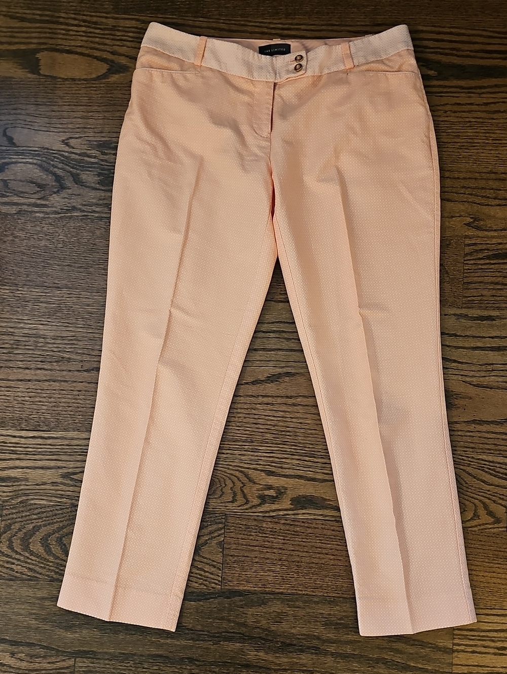 The Limited Pinkish Peach Low Rise Cropped Ankle Pants Size 4 - Picture 1 of 8